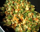 高野豆腐のいんげん詰め作り方7写真