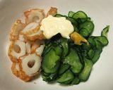 お弁当♬胡瓜と竹輪の辛子マヨサラダ♪作り方4写真