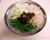 春雨と挽肉・魚介・野菜のピリ辛炒め作り方1写真