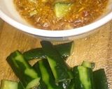 ピリ辛香味きゅうりのくずし豆腐作り方1写真