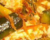 ピリ辛香味きゅうりのくずし豆腐作り方3写真