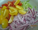 ☆たっぷり野菜＆鮪のサラスパ☆作り方5写真