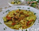 手羽元とキャベツのカレー煮込み作り方7写真