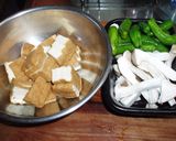 厚揚げエリンギマヨ醤油　簡単　お弁当に作り方1写真
