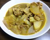 豚と大根のカレー煮作り方4写真