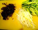 鶏胸肉ときゅうり、きくらげのバンバンジー作り方4写真