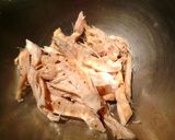 鶏胸肉ときゅうり、きくらげのバンバンジー作り方5写真