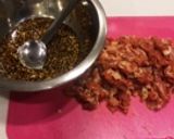牛肉とインゲンの佃煮作り方2写真