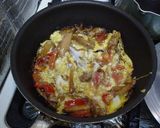 トマトの酸味が嬉しい洋風親子丼作り方10写真