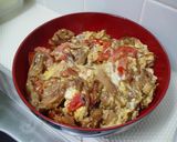 トマトの酸味が嬉しい洋風親子丼作り方11写真
