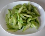 ★きゅうりの塩炒め★作り方1写真