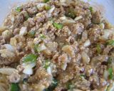 レタスの肉味噌がけ作り方3写真