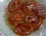 トマトとサーモンとアビスの冷製パスタ作り方1写真