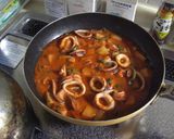 イカのトマト煮作り方8写真