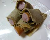 アスパラとベーコンのガレット（そば粉）作り方18写真