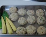 ❀鶏つくねの冷製梅餡よせ❀作り方4写真