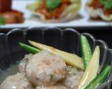 ❀鶏つくねの冷製梅餡よせ❀作り方6写真
