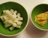 離乳食中期～後期　コーンパンプディング作り方1写真