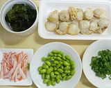 ホタテとわかめの和風スープ作り方1写真