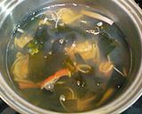 ホタテとわかめの和風スープ作り方3写真