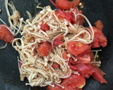簡単♪トマト＆えのきの黒胡椒炒め作り方3写真