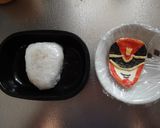 ゴセイジャー★ゴセイレッドキャラ弁♪作り方3写真