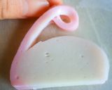 お弁当に「かわいい♪三つ編み風かまぼこ」作り方3写真