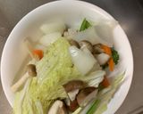 お一人様簡単洋風棒棒鶏味豆腐野菜炒め作り方12写真