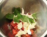 冷製カプレーゼパスタ作り方3写真