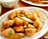 鶏ごぼうと厚揚げの甘辛炒め作り方5写真