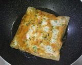 台湾のタイ式料理★春巻きの皮で海老焼き餅作り方8写真