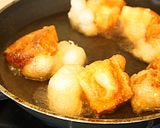 夏祭りの出店風☆ガッツリ揚げもち作り方5写真