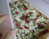 ルクエスチームケースで梅昆布ごはん作り方6写真