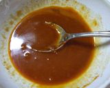 韓国風　ホワイトセロリーと鮮魚の胡麻和え作り方1写真