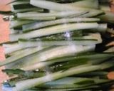 ☺食べるラー油でキュウリかにかまサラダ☺作り方1写真