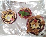 輪切り焼きりんごチョコソースがけ作り方3写真