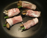 ☆舞茸といんげんの豚肉巻き☆作り方3写真
