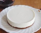 ヘルシーに＊レアチーズ風ヨーグルトケーキ作り方16写真