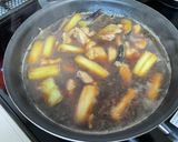 夏でも鶏と葱の温かいつけ汁麺作り方4写真