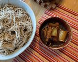 夏でも鶏と葱の温かいつけ汁麺作り方6写真