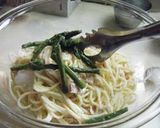 冷製パスタ☆温泉タマゴでカルボナーラ作り方7写真