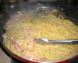 筍の煮物　de　パスタ作り方4写真