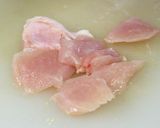 「料理のための清酒」でやわプリ鶏冷しゃぶ作り方1写真