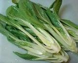 青梗菜(チンゲンサイ)カニカマの中華和え作り方1写真