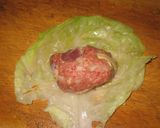 砂肝とチーズ入りのロールキャベツ作り方8写真