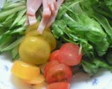 ピリ☆辛☆の冷製パスタ作り方1写真