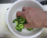 ゴーヤのクリームパスタ作り方1写真