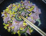 ゴーヤのクリームパスタ作り方3写真