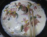 ゴーヤのクリームパスタ作り方4写真