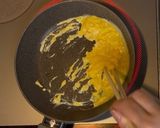 ほうれん草たまご炒め　お弁当おかず作り方5写真